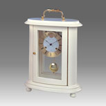 Mantel clock, Art.322/2 ivory, with white dial - Bim-bam melody with on bells
